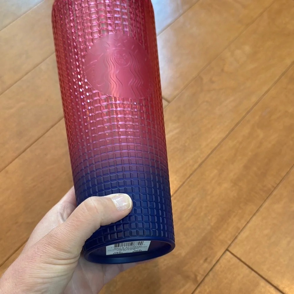 NWT Starbucks 24oz Pink and Blue Gradient Tumbler